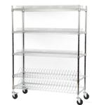 smt smd reel storage cart ,smt wire shelves trolley